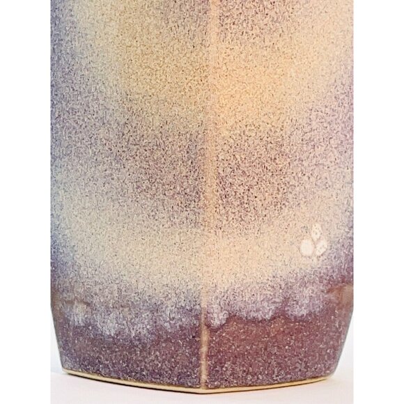 Vintage Studio Art Ceramic Vase Soft Pastel Tones Pacific Pottery James Brooke - Picture 9 of 12